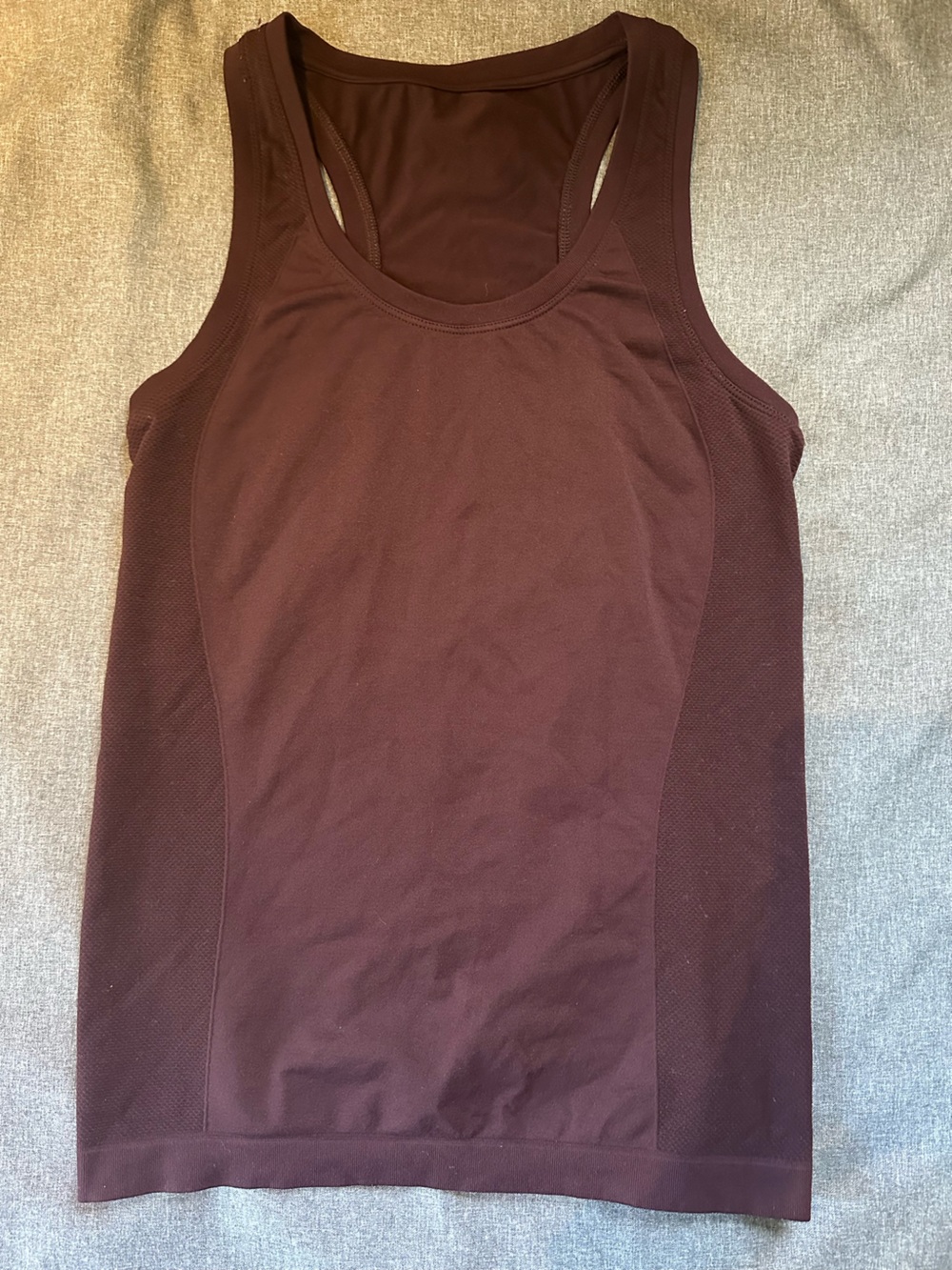 Women’s Sweaty Betty Seamless Workout Tank in Black Cherry Purple